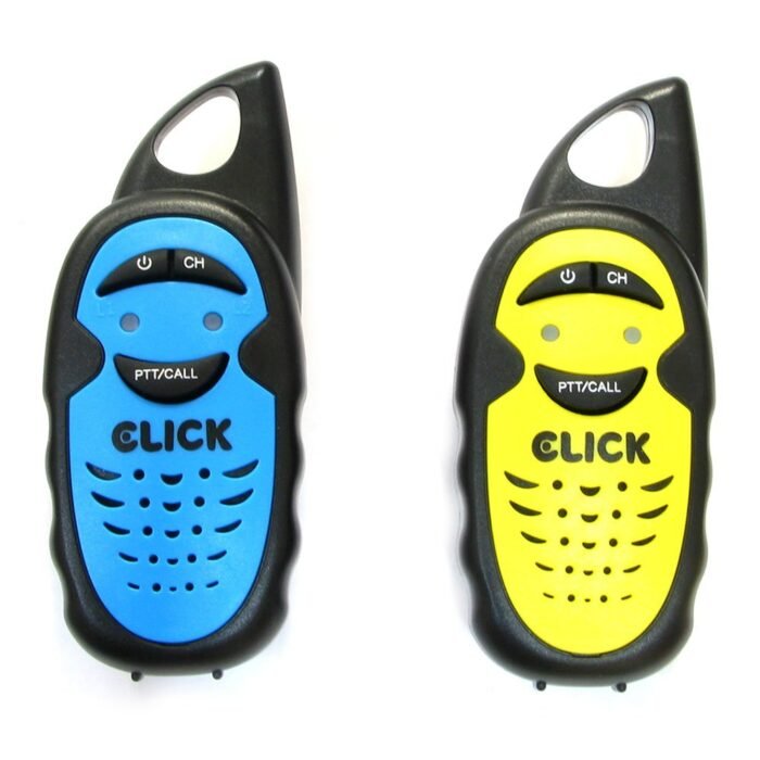 Рації дитячі комплект 2шт *Справжні рації* 0.5 Вт (жовтий та блакитний) - Зображення 2