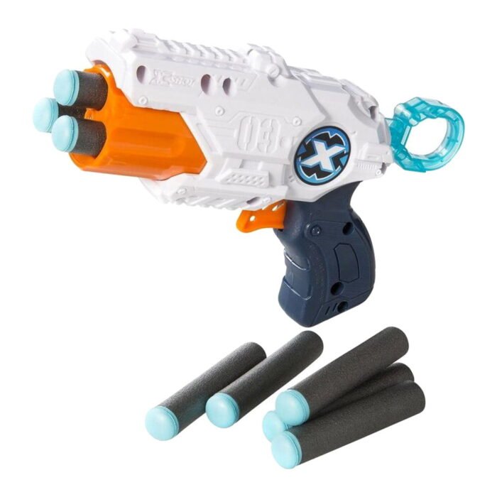 X-Shot Набір швидкострільних бластерів EXCEL MK 3 Double Pack (2 види зброї, 3 банки, 16 патронів), арт. 36432Z - Зображення 2