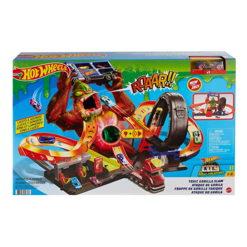 Ігровий набір *Напад токсичної горили* Hot Wheels