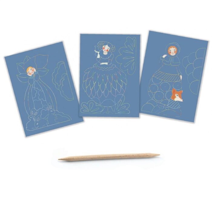 DJECO Набір для скретчингу  *Вишукані сукні*, DJ09707 - Зображення 2