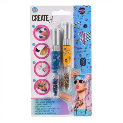 girl CREATE IT! Набор для дизайна ногтей Гелекси 3 в 1 (2 вида)