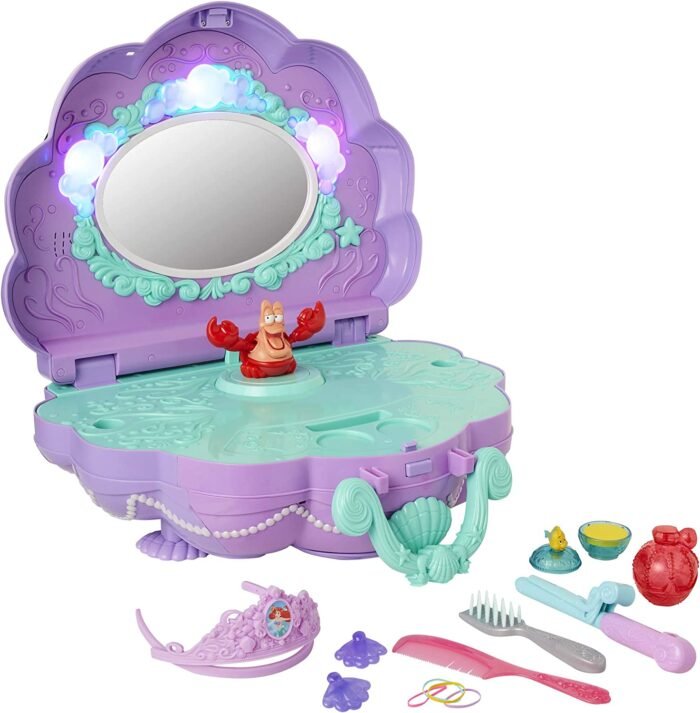 Disney Princess Ariel's Vanity Under The Sea Tabletop Music & Light's Vanity for Girls Ages 3+ - Зображення 3