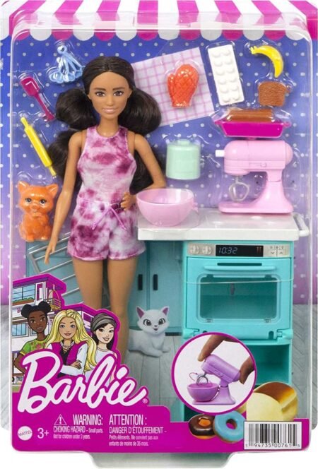 Barbie doll + kitchen / garden accessories
