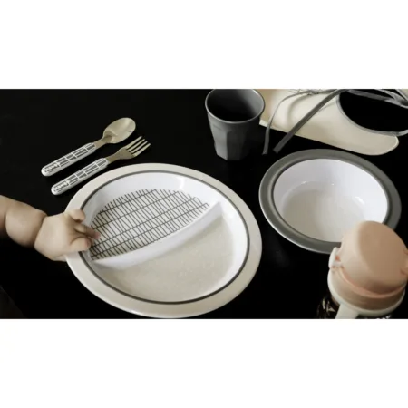 Подарунковий набір посуду Beaba Pink Grid - Зображення 2