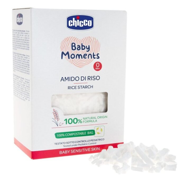 Крохмаль рисовий для чутливої шкіри “Baby Moments”, 250 г - Зображення 2
