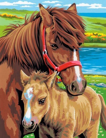 Набір для творчості Sequin Art PAINTING BY NUMBERS JUNIOR-PAIRS Коні SA0215 - Зображення 3