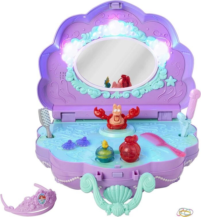 Disney Princess Ariel's Vanity Under The Sea Tabletop Music & Light's Vanity for Girls Ages 3+ - Зображення 2