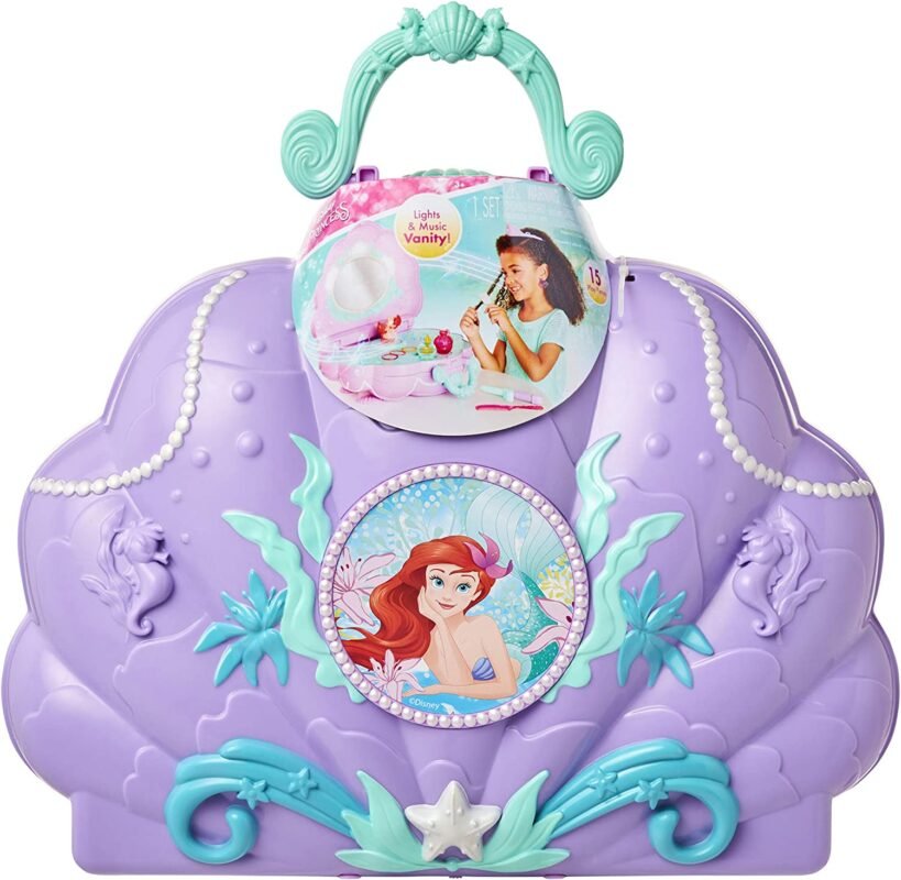 Disney Princess Ariel's Vanity Under The Sea Tabletop Music & Light's Vanity for Girls Ages 3+