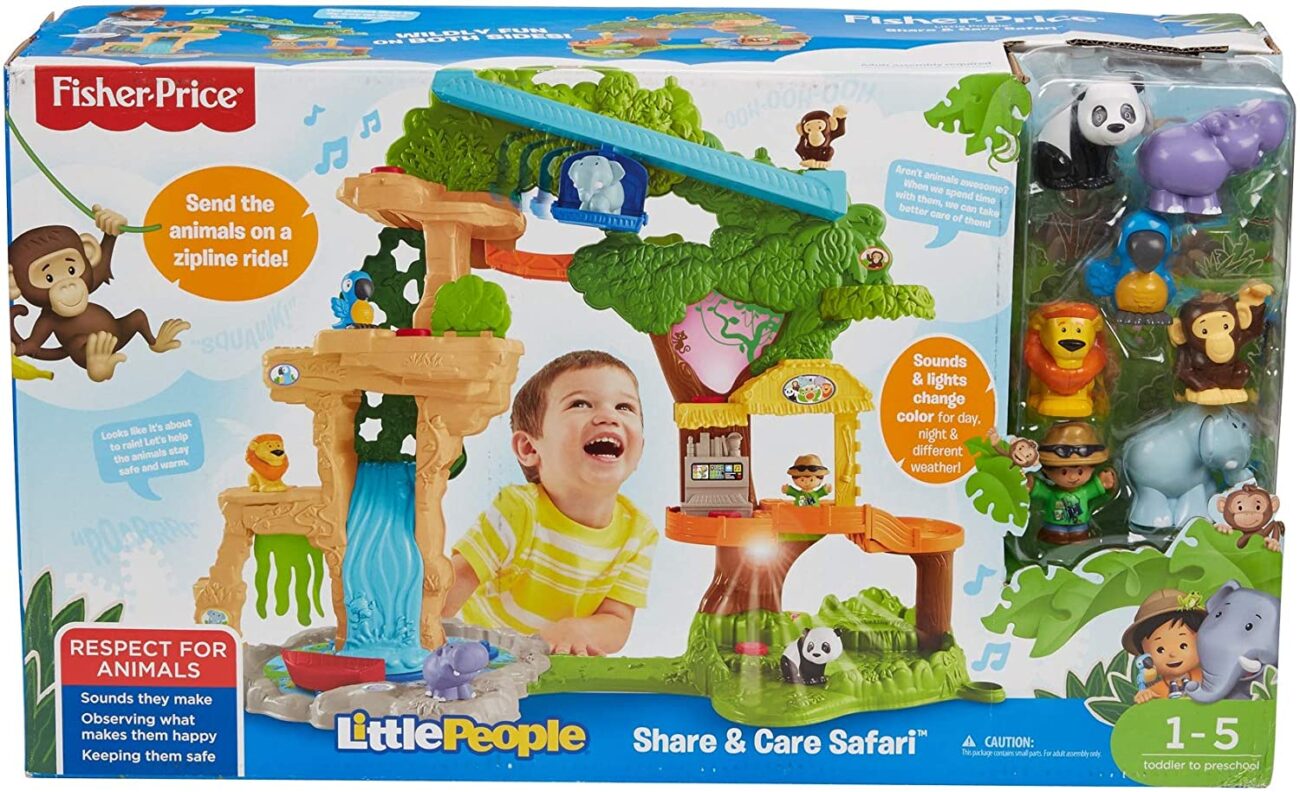 Fisher-Price Little People Happy Animals Habitat