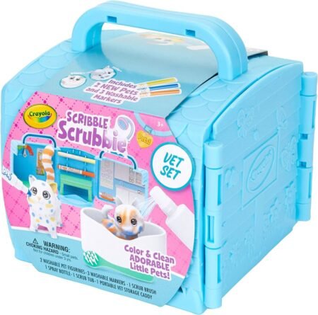 CRAYOLA WASHIMALS VET CLINIC PLAYSET