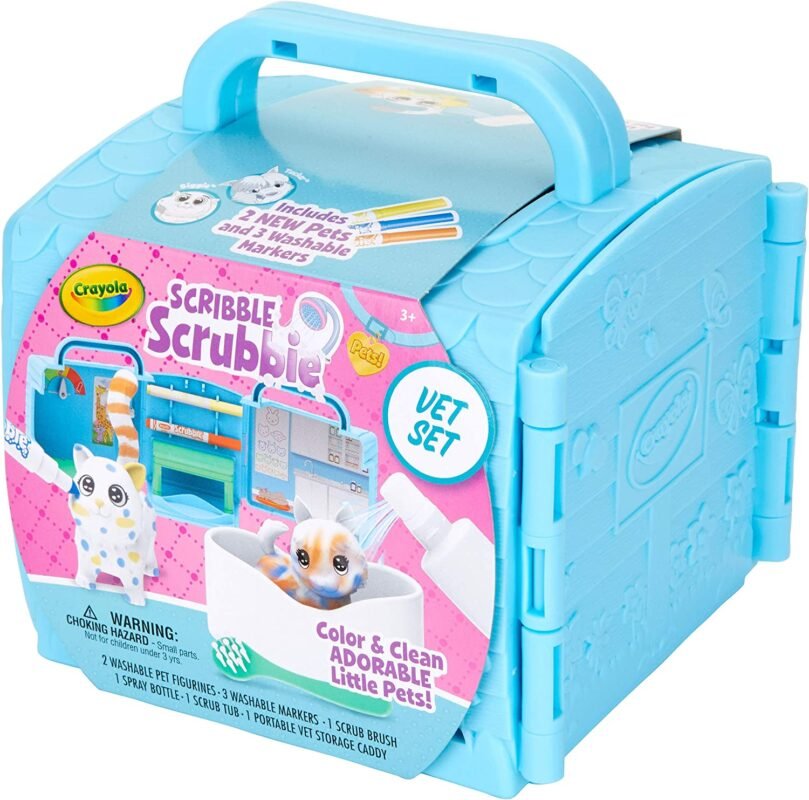 CRAYOLA WASHIMALS VET CLINIC PLAYSET