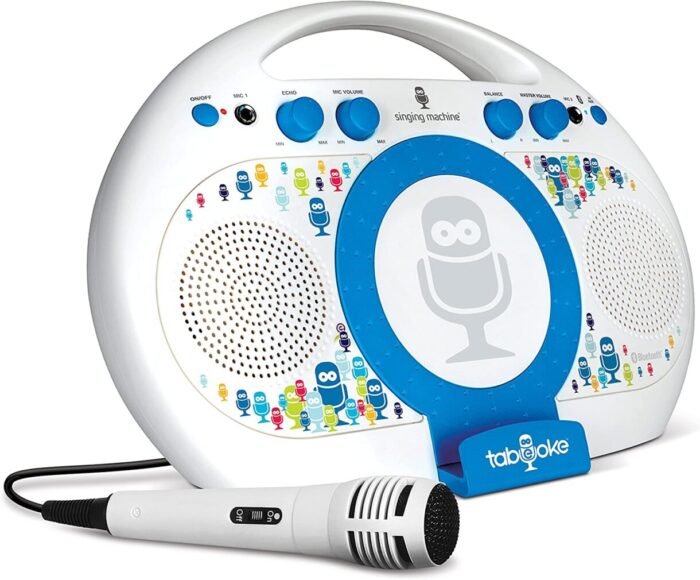 Singing Machine ISM398BT Karaoke System Home,White - Зображення 2