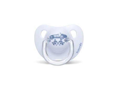 Пустушки анатомічні (набір: 2 шт), 6-18 місяців, *Історії малюків*/блакитна машина (8426420048286)