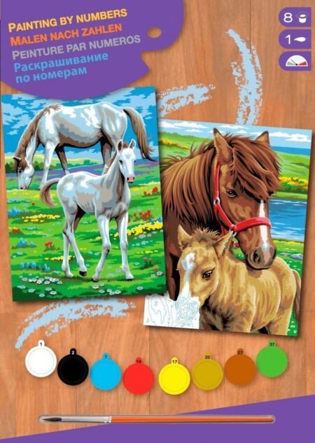 Набір для творчості Sequin Art PAINTING BY NUMBERS JUNIOR-PAIRS Коні SA0215