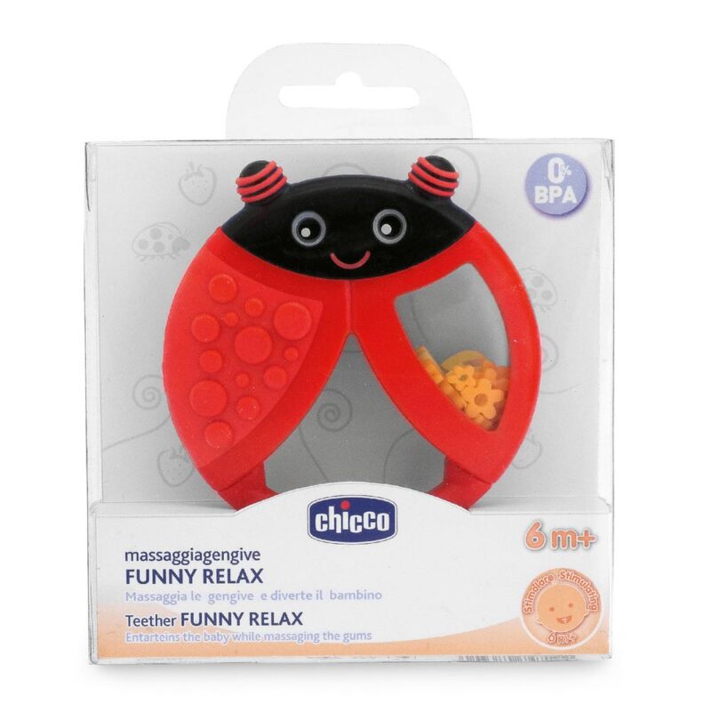 Прорізувач для зубок *FUNNY RELAX * (Ladybird), 1шт (6м+)
