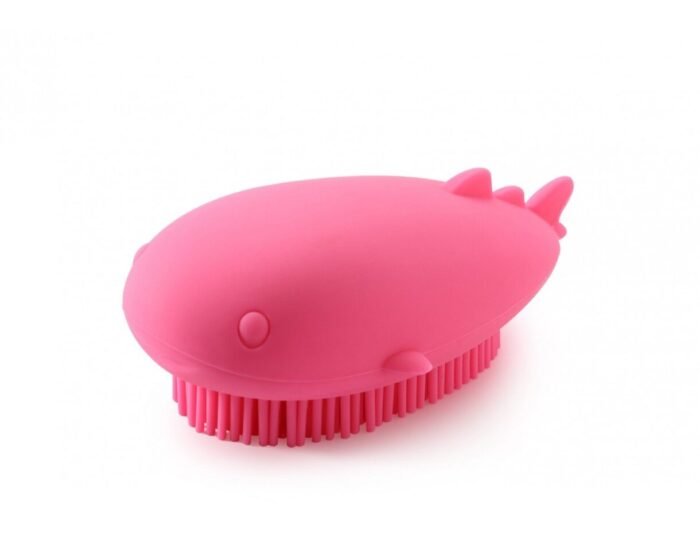 Силиконовая губка Кит, розовая - Babyhood - Зображення 1