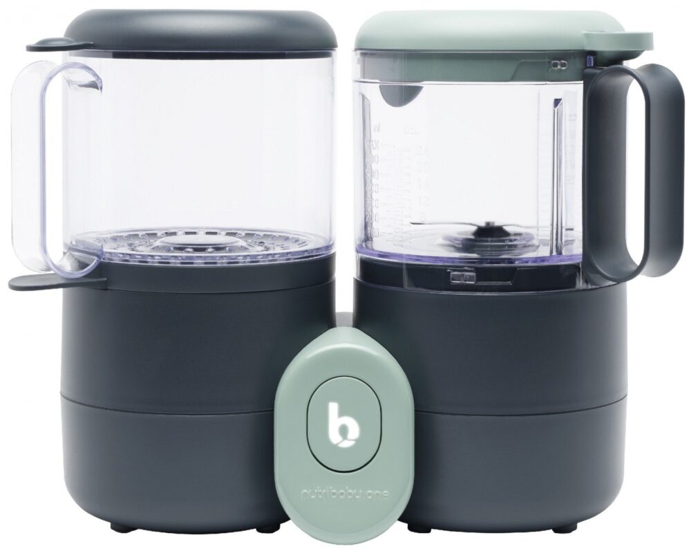 Блендер-пароварка Babymoov NUTRIBABY ONE + 3 судочки + 2 ложки