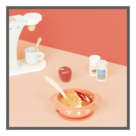 Набір тарілка на присосці і ложка TAST'ISY, теракотовий (15 - 24 міс.) - Зображення 2