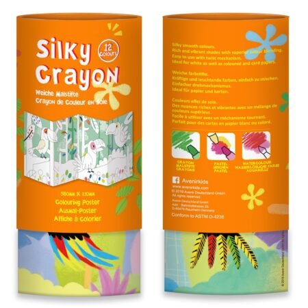 6004052 Набір для творчості, шовковисті олівці *Тукан*, 12 кольорів - Зображення 2