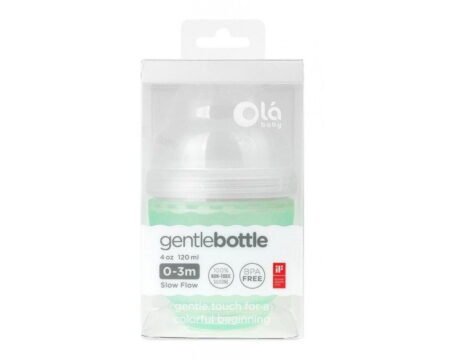 Дитяча антиколікова пляшечка GentleBottle - Mint/Бірюзовий, 120мл