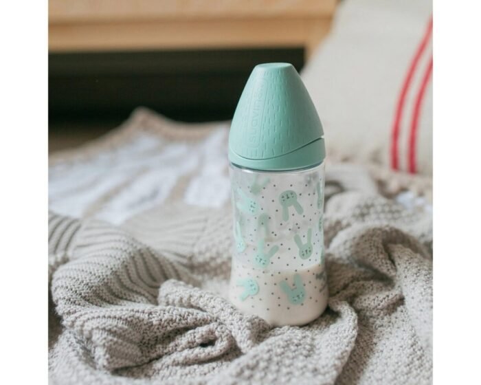 Пляшечка, 270 мл, 3-позиційна соска, *Hygge:Затишні історії*/бірюзовий зайчик (8426420069137) - Зображення 2