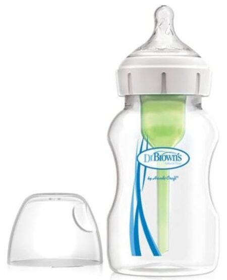 Антиколікова пляшечка для годування Option+ з широким горлечком, 330 мл, 1 шт. в упаковці - Зображення 2