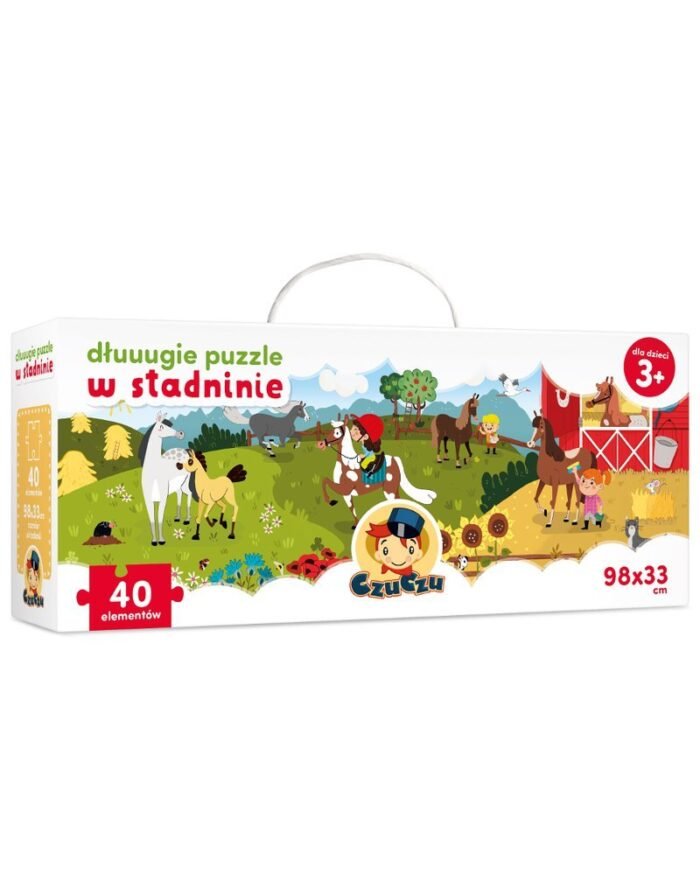 czuczu-6198376-puzzle-40-el-w-stadninie-3 PUZZLE 40 NA BUDOWIE DLUUUGIE PUZZLE CZUCZU - Зображення 1