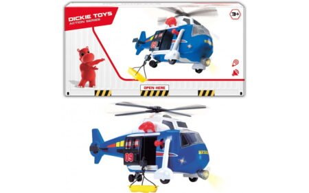 Гелікоптер «Авіація» з ношами, зі звук. та світл. ефектами, 41 см, онлайн, 3+
