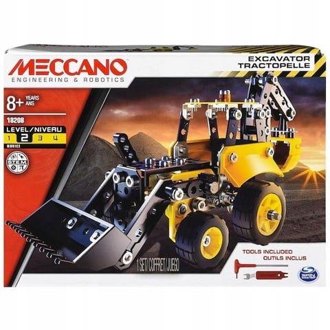 e7097442425bb145ad5b46f02846 SPIN Meccano koparka /sam.wyscigowy 91851 6040348 - Зображення 1