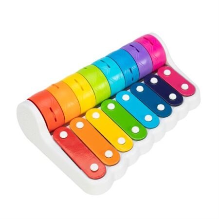 Ксилофон і дзвіночки Fat Brain Toys Rock N 'Roller Piano  (F281ML) - Зображення 2