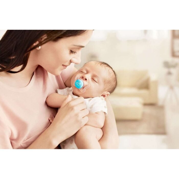 Пустушка Physio Micro силіконова від 0 до 2 місяців 2шт. (хлопчик) з футляром - Зображення 2