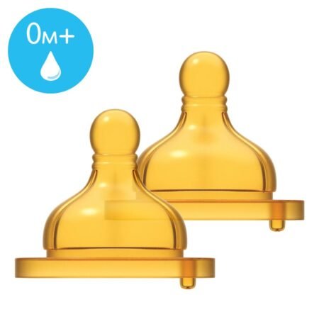 Соска латексна *ORIGINAL TOUCH* від 0 місяців повільний потік,  2шт.