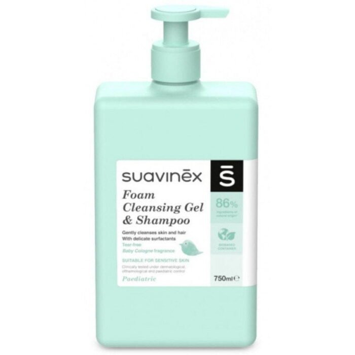 Гель-шампунь для малюків, 750 мл, Suavinex (8426420066884) - Зображення 1