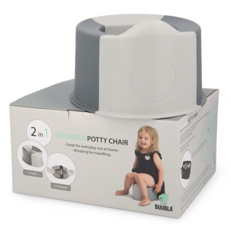 Горщик дитячий компактний Buubla - grey/сірий