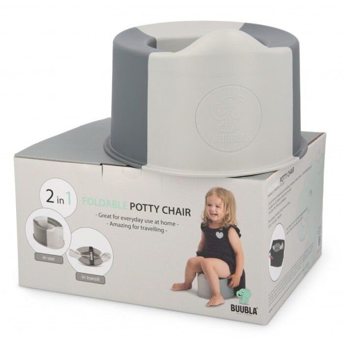 Горщик дитячий компактний Buubla - grey/сірий - Зображення 1