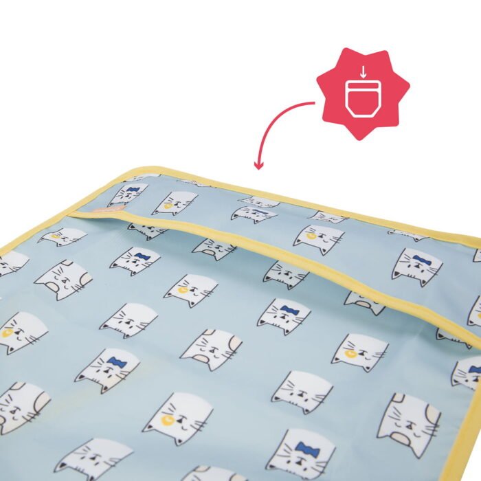 Нагрудник з довгими рукавами, синій - Зображення 2