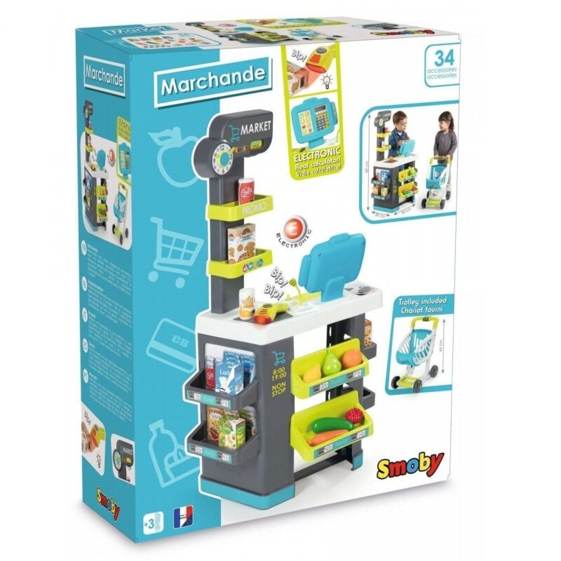Iнтерактивний *Ciтi Маркет* з вiзком та аксесуарами, 3+