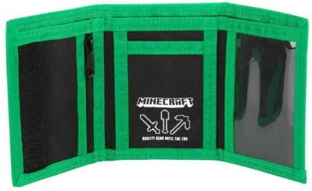 Гаманець Minecraft Creeper Crowd Tri-Fold Green - Зображення 2