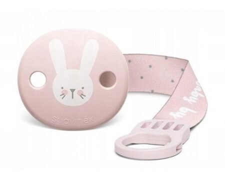 Кліпса для пустушки із атласною стрічкою, *Hygge:Затишні історії*/рожева (8426420068666)