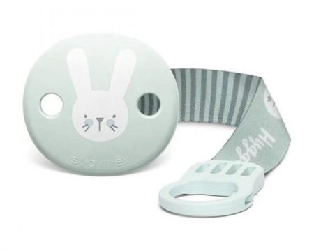 Кліпса для пустушки із атласною стрічкою, *Hygge:Затишні історії*/бірюзова (8426420068642)