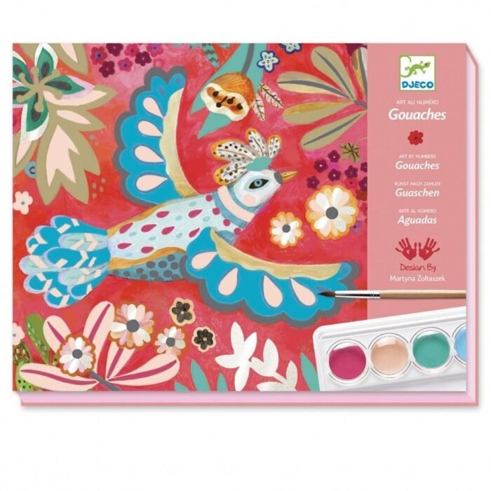 DJECO Набір для творчості з аквареллю *Птахи*, DJ08963 - Зображення 1