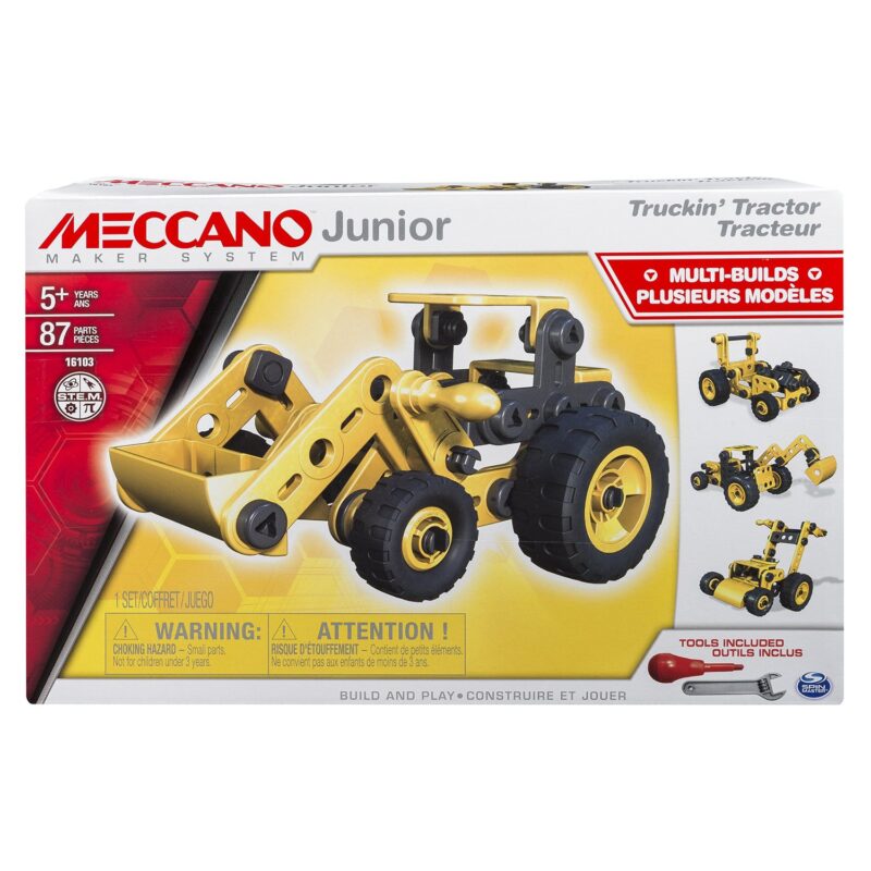 Іграшка конструктор Meccano 87 дет. арт 6027019  Junior 30*6*20 см трактор