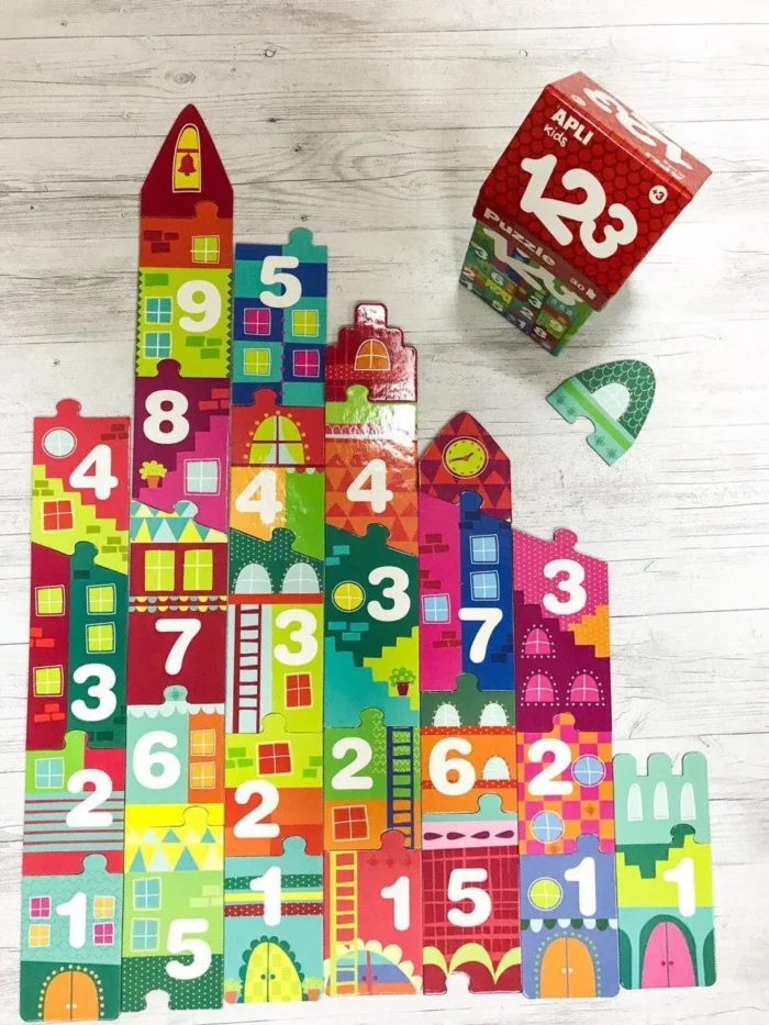 Пазл для обучения счету *Строим дом. Один, два, три* 30 элементов - Зображення 3