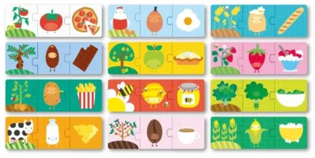 Пазл-трансформация для малышей *Что мы едим*36 элементов - Зображення 3
