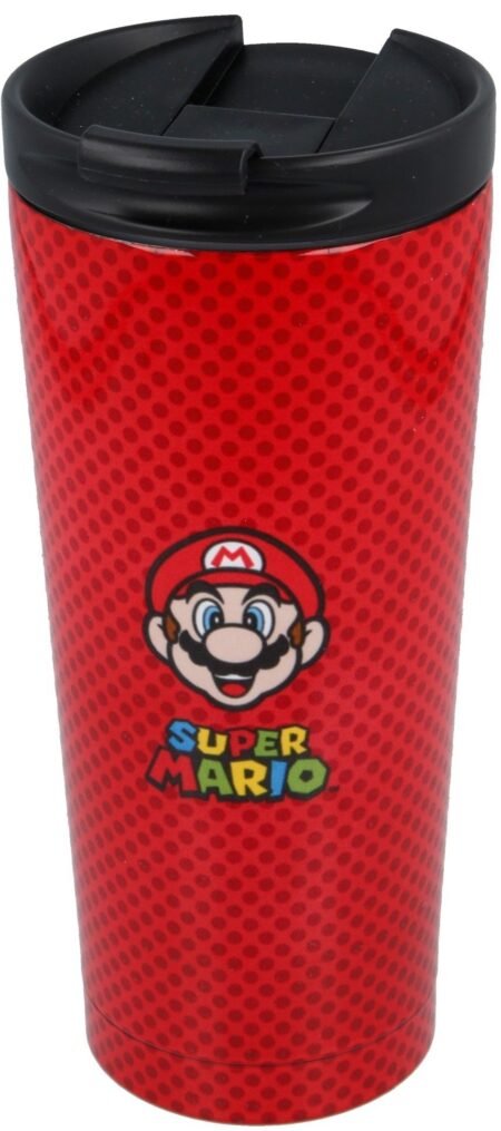 Пляшка для подорожей STOR INSULATED STAINLESS STEEL COFFEE TUMBLER 425 ML SUPER MARIO - Зображення 2