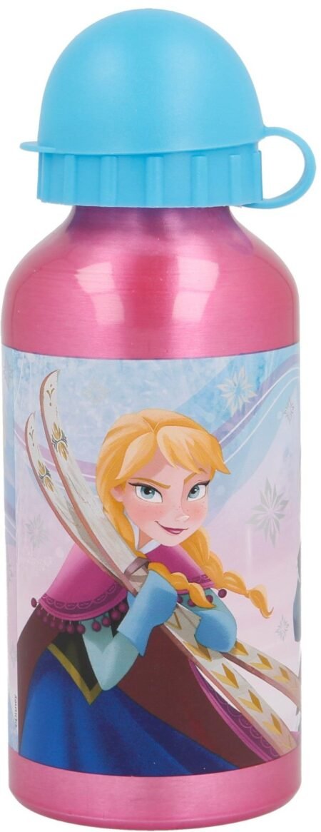 Пляшка для води дитяча STOR ALUMINIUM BOTTLE 400 ML FROZEN IRIDESCENT AQUA