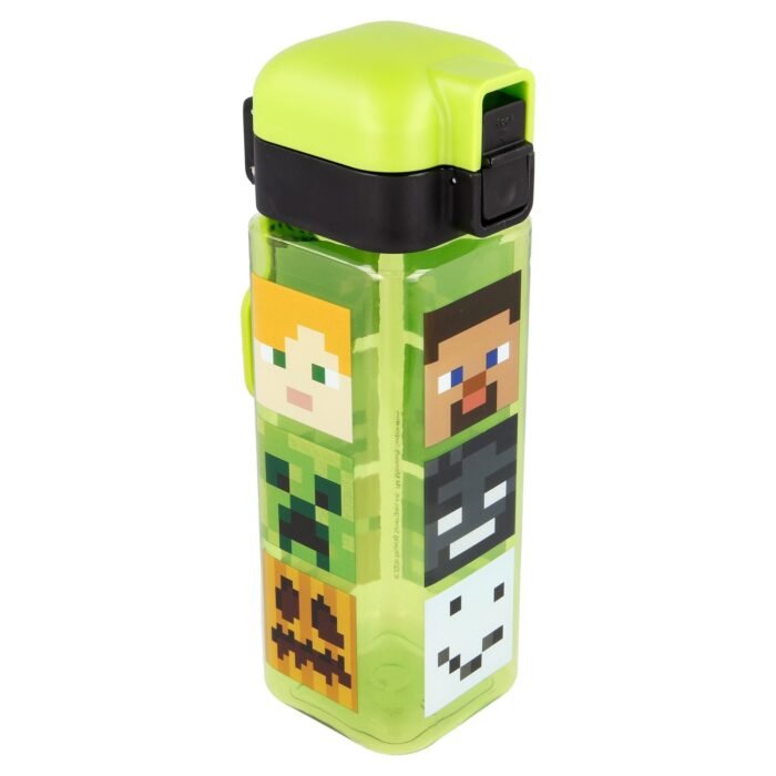Пляшка для води дитяча Stor Safety Lock Square 550 ML Minecraft - Зображення 2