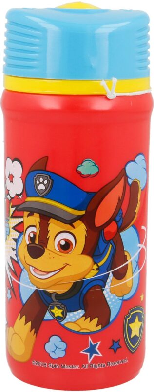 Пляшка спортивна дитяча STOR TWISTER SPORT BOTTLE 390 ML PAW PATROL COMIC