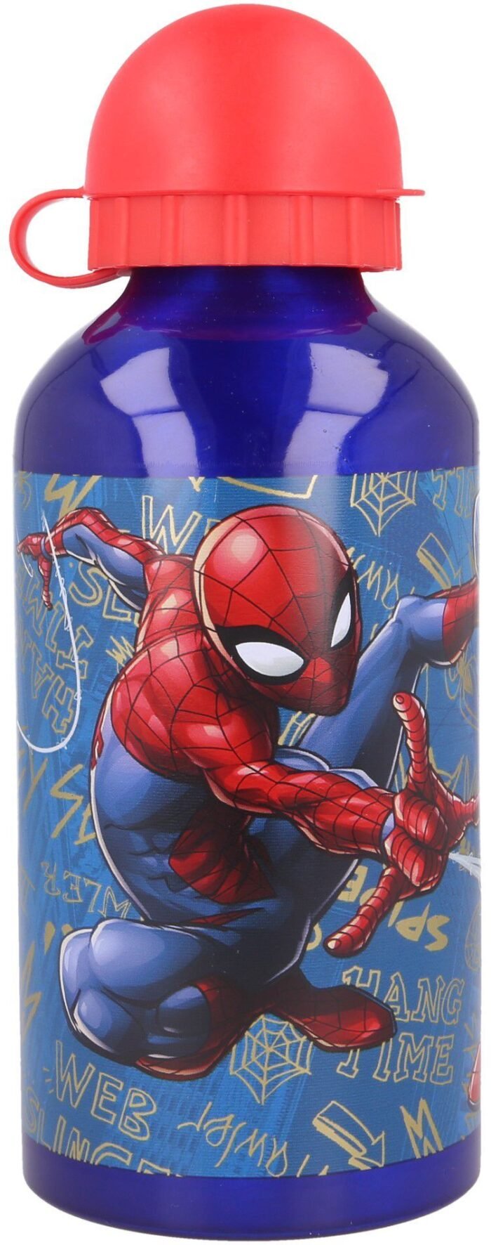 Пляшка алюмінієва дитяча STOR ALUMINIUM BOTTLE 500 ML SPIDERMAN GRAFFITI - Зображення 1