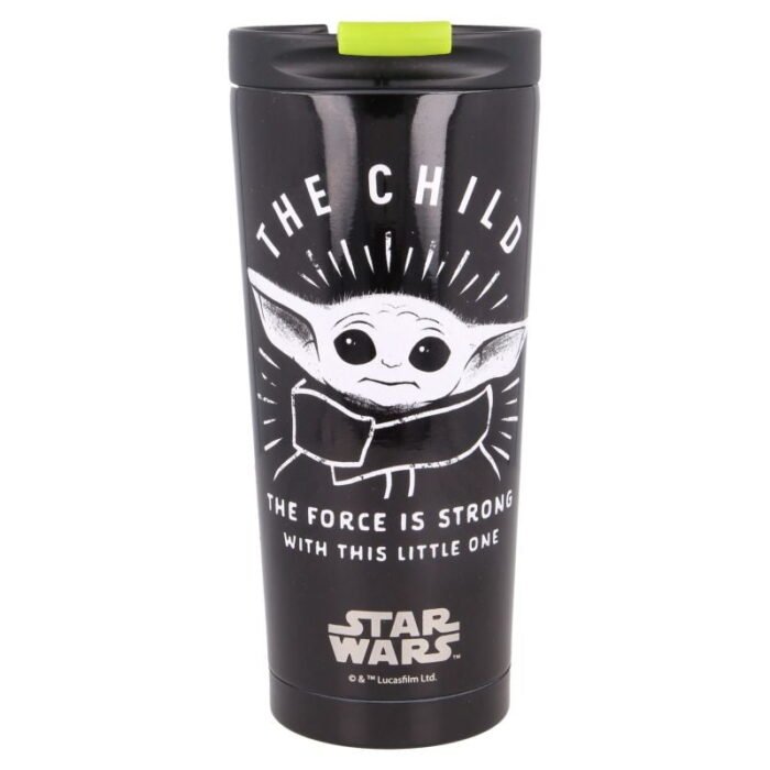 plyashka-stor-stor-00862 Пляшка металева STOR INSULATED STAINLESS STEEL COFFEE TUMBLER THE CHILD MANDALORIAN - Зображення 1